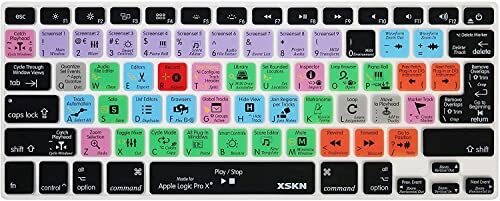 XSKN for Apple Logic Pro X 10 Shortcut Design Silicone Keyboard Skin Cover for &