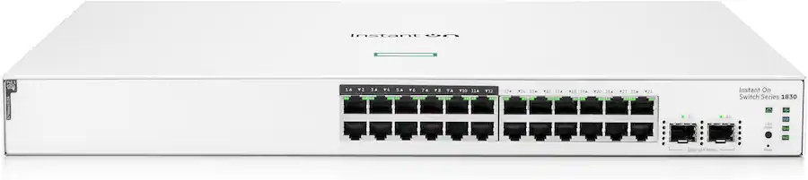 HPE Aruba Instant On 1830 24G 12p PoE+ 2SFP 195W Switch (JL813A#ABA) NIB