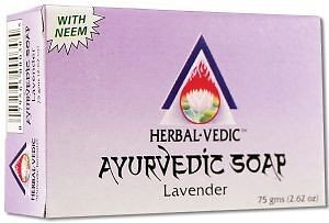 Herbal Vedic Soap - Ayurvedic Lavender Bar 2,62 унции