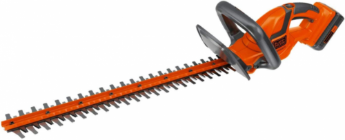 BLACK+DECKER 40V MAX* Lithium-Ion 22-Inch Cordless Hedge Trimmer Red/Grey