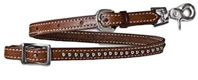 Showman Medium Oil Leather Wither Strap w/ Silver Studs