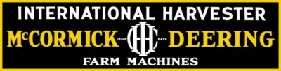 IH McCormick Deering Farm Machines NEW METAL SIGN: 6 x 18'' & Ships Free