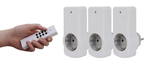 Sonero® Set Di Prese Radio 2300 Watt - 1x Telecoando, 4x Prese Per Uso - Foto 8