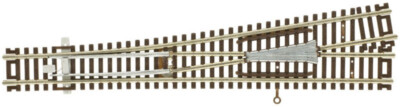 Atlas Z Scale Code 55 #6 Left-Hand Turnout/Switch Model Train Track