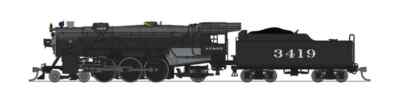 BROADWAY LIMITED 7980 N Heavy Pacific 4-6-2 ATSF 3419 Paragon4 Sound/DC/DCC