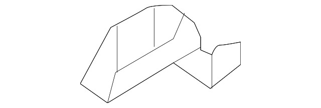 Genuine Ford Rail Extension YL8Z-5B077-AA