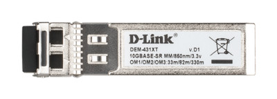 D-Link SFP+ 10GBASE-SR Multi-Mode Fibre Transceiver DEM-431XT