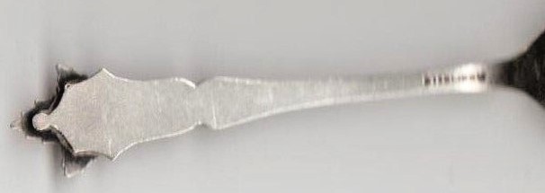 Ste. Anne Canada Sterling SILVER Souvenir Spoon Colorful Enamel Maple Leaf L/E