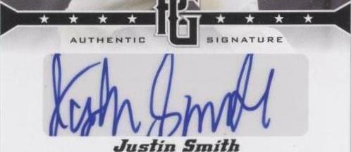 2013 Leaf Perfect Game Showcase - Justin Smith #A-JS1