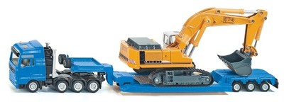 Siku Moyens de Transport D''Equipements Lourds avec Tiefbettaufli 31212022