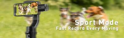 iphone gimbal stabilizer 3-Axis handheld video vlog travel sport fast follow youtube smooth