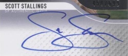 2012 SP Authentic - Scott Stallings #102