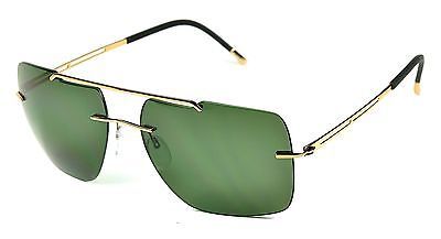 Silhouette 8128 Brown Leather Temple Sunglasses Silhouette 8128 Brown Leather Temple Sunglasses | eBay main image 4