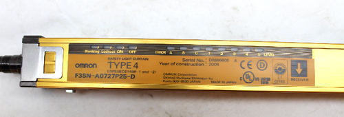 Omron F3SN-A0727P25 Light Curtain Transmitter & Receiver Set - 727mm