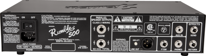 Fender Rumble 500 Bass Amp Head