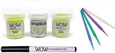 Wow! Embossing TRIOS Bundles - Embossing Powder, Glitter, Sparkles and Pen...