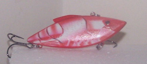 Leurre 3 EARLY USA BILL LEWIS RAT L TRAP CHROME NOIR ZOMBIE 1/2 oz