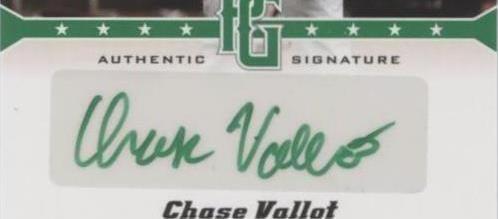 2013 Leaf Perfect Game Showcase - Chase Vallot #A-CV2