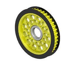 Precision-Crafted 3Racing Aluminum Diff. Pulley Gear T39