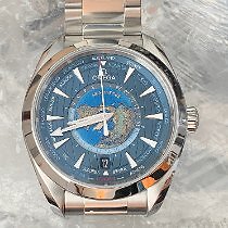 Pre-owned Omega Seamaster Aqua Terra Gmt Worldtimer 43mm 220.10.43.22.03.001
