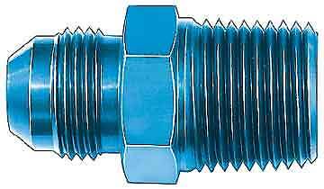 Aeroquip #10 Flare- 3/8in Pipe St Alum - Bulk FBM2185