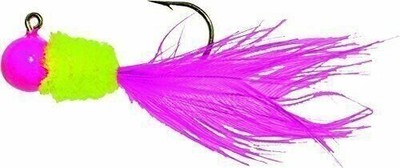 Blakemore TTI Fishing Co Mr Crappie Slab Daddy Hook-Pack of 3 (Pink/Chartreus...