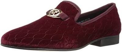 

Мужские велюровые слипоны STACY ADAMS Valet, Burgundy, Dress