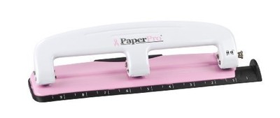 Paperpro Compact Three Hole Punch - 3 Punch Head[s] - 12 Sheet Capacity - 9/32''