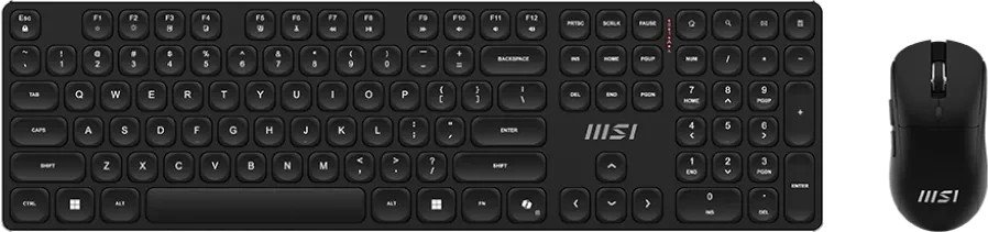 MSI Forge K210 Wireless Combo schwarz, USB, DE