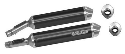 71677AON - Exhaust Mufflers Arrow Race-Tech Aprilia RSV / Tuono 1000 R