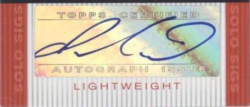 Juan Diaz Julio Diaz 2008 Topps Co Signers autograph Boxing