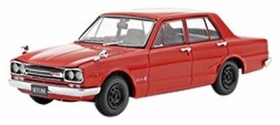 Nissan Skyline 2000 GTR PCG10 4 door Red 1/43 die-cast K05510R finished product