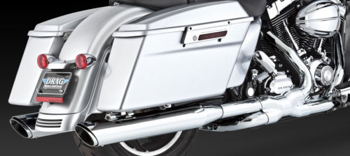 パーツ VANCE&HINES Upsweep Rebel 1100 48425 REBEL 1100 UPSWEEP SLIP-ON - Vance & Hines