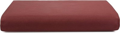 Calvin Klein Home Florence Stitch Fitted Sheet, California King, Deep Berry