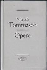 Opere Niccol Tommaseo 