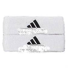 2-pk Adidas Climalite 1" Interval Muscle Bands White OSFA 5134404 FAST SHIP! D71