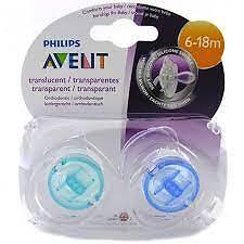 Philips Avent Baby Soother Dummy Nipple 0-6m /6-18m 18m+ Hygienic Cap