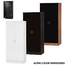 Great Sale Offer Alpha High Gloss Triple Large 3 Doors Wardrobe