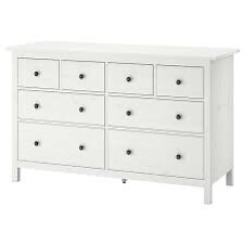 Sold Used Ikea Hemnes 8 Drawer Chest In White In Clydebank
