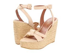 ROBERT CLERGERIE PARIS ROSE GOLD LEATHER FLIP FLOPS FLATS