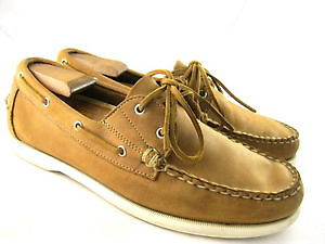 Allen Edmonds Men\'s Ely Leather Boat Shoes with Ties Size 7.5 D Allen Edmonds Men main image 3