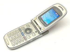Sanyo Katana SCP-6600 - White & Silver ( Sprint ) Very Rare