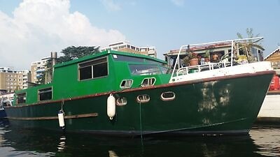 40' Steel Broads cruiser liveaboard with mooring in ...