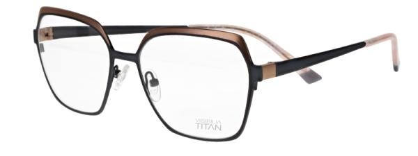 Visibilia Titan 33462 277 Damen Brille Titan Oval Schwarz