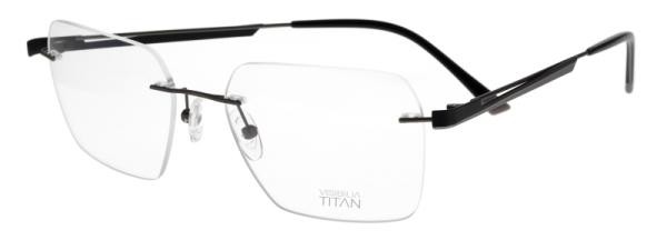 Visibilia Titan 33477 320 Herren Brille Metall Oval Schwarz