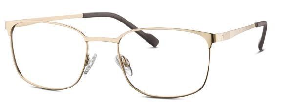 Titanium Flex 820981 20 Men's Eyeglasses Metal Oval Gold