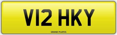 VICKY VICKS VICTORIA NUMBER PLATE VICKIE REG V12 HKY NO ADDED FEE VIKKI VICKERS