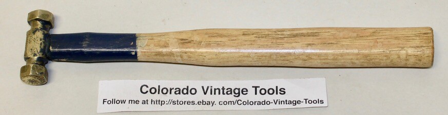 4.8 Oz. Brass Hammer /Jeweler Gunsmith Hobbyist Upholstery Tool / $4 to Ship