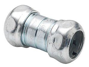 Bridgeport Fittings 260, EMT Coupling, 1/2In Steel Comp Cplg, 1 PC