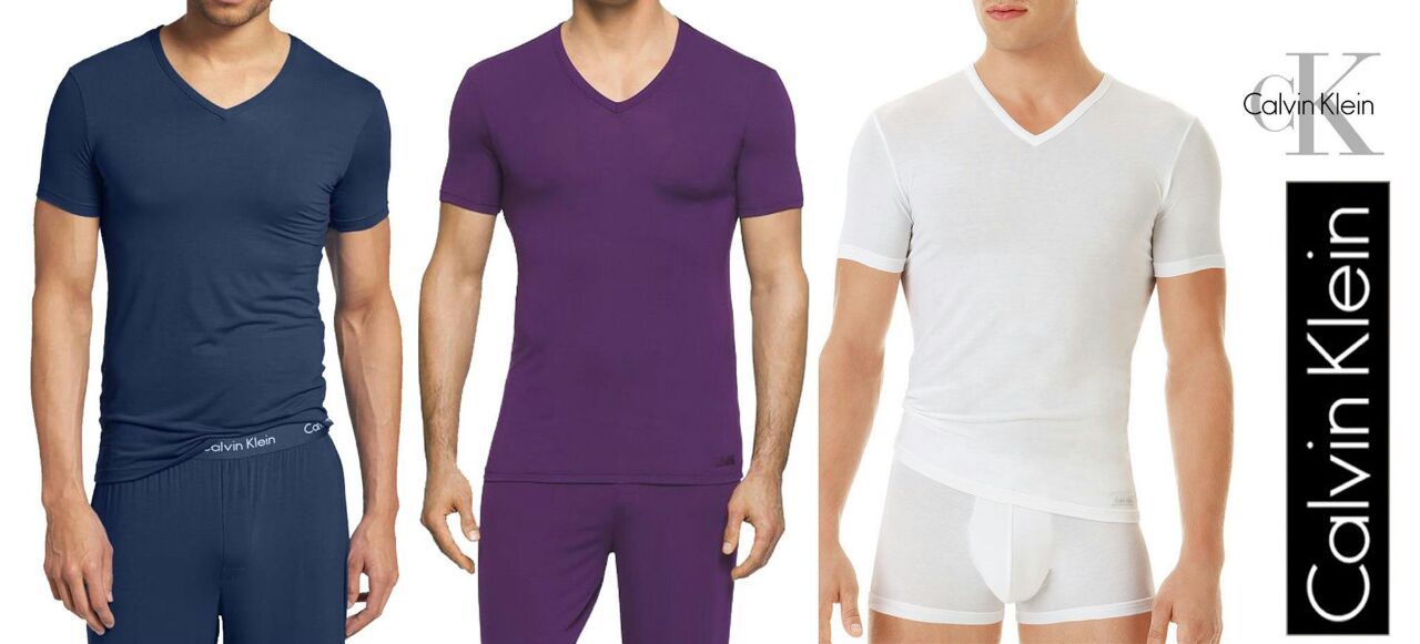 calvin klein micro modal t shirt